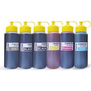 Canon Photo Ink 6lu Yazıcılar İçin Uyumlu 500 ml 6 Renk Mürekkep Seti Kurtuş
