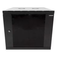 Canovate 12U 19 inç 600x600 mm Tek Gövdeli Siyah Duvar Tipi Kabinet