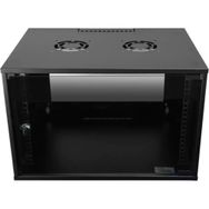 Canovate 9U Soho Rack 600x600 mm Siyah Duvar Tipi Kabinet