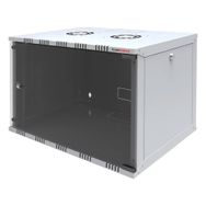 Canovate Eko Serisi 12U 540x550 mm Yan Panelli Tek Gövdeli Gri Duvar Tipi Kabinet
