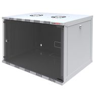 Canovate Eko Serisi 15U 540x400 mm Yan Panelli Tek Gövdeli Gri Duvar Tipi Kabinet