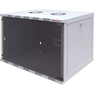 Canovate Eko Serisi 6U 540x550 mm Yan Panelli Tek Gövdeli Gri Duvar Tipi Kabinet