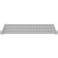 Canovate RAL7035 1U Önden Bağlamalı D 150 mm 19 inç Gri Kabinet Rafı