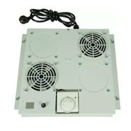 Canovate RAL7035 Termostatlı Gri 2'li Rack Kabinet Fan Modülü