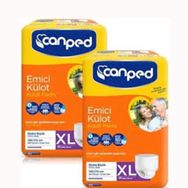 Canped 2x30 60'lı Emici Külot XLarge-En Büyük Boy Hasta Bezi