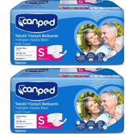 Canped 2x30'lu S Tekstil Yüzeyli Belbantlı Yetişkin Hasta Bezi