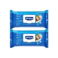 Canped 2x48 Yaprak Plastik Kapaklı Hasta Vücut Perine Temizleme Islak Mendil