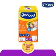 Canped 4 Paket 120 Adet Emici Külot XLarge En Büyük Boy Hasta Bezi
