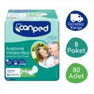 Canped Anatomik Orta 80 Adet Yetişkin Hasta Ara Bezi