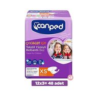 Canped Belbantlı Çocuklar İçin XS 48 Adet Hasta Bezi