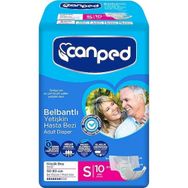 Canped Belbantlı Küçük 10'lu Hasta Bezi