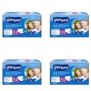 Canped Belbantlı Tekstil Yüzeyli Xlarge 30 Adet x 4 Paket Hasta Bezi
