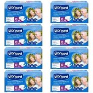 Canped Belbantlı Tekstil Yüzeyli Xlarge 30 Adet x 8 Paket Hasta Bezi