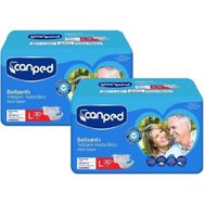 Canped Büyük Boy Large 2x30'lu Belbantlı Hasta Bezi