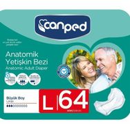 Canped Büyük (L) 64 Adet Anatomik Yetişkin Hasta Bezi