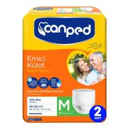 Canped Emici Külot Orta M 2 Paket 60 Adet 85-125 cm Hasta Bezi