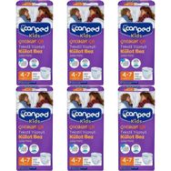 Canped Kids Tekstil Yüzeyli 4-7 Yaş 17-30 kg 54 Adet Külot Bez