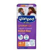 Canped Kids Tekstil Yüzeyli 4-7 Yaş 17-30 kg 81 Adet Külot Bez