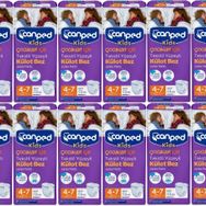 Canped Kids Tekstil Yüzeyli 4-7 Yaş 17-30 kg 96 Adet Külot Bez