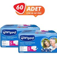 Canped Küçük (S) 60 Adet Belbantlı Hasta Bezi