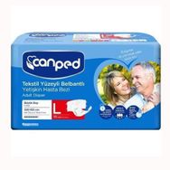 Canped Large 30'lu Paket Belbantlı Tekstil Yüzey Hasta Bezi