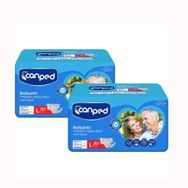 Canped Large 30x2 Adet Tekstil Yüzeyli Belbantlı Yetişkin Hasta Bezi