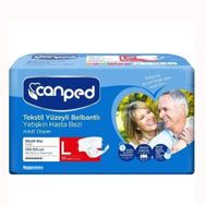 Canped Tekstil Yüzeyli Belbantlı XLarge 30 Adet Hasta Bezi