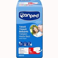 Canped Tekstil Yüzeyli Large 7'li Yetişkin Hasta Bezi