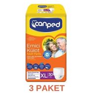 Canped XL 3x30'lu Emici Külot Yetişkin Hasta Bezi