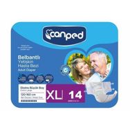 Canped XL Beden 14 Adet Belbantlı Yetişkin Hasta Bezi