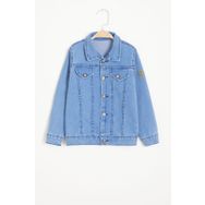 Cansın Mini 15525 Mavi Düğmeli Erkek Çocuk Jean Ceket