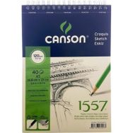 Canson 1557 120 gr 40 Yaprak A5 Boyutu 2'li Eskiz Defteri