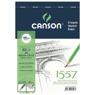 Canson 1557 Resim Çizim Blok A5 40 Yaprak Üstten Spiralli 120 gr Resim Defteri