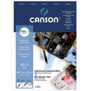 Canson 200 gr 20 Yaprak A3 Çok Amaçlı Sanatsal Spiralli Defter