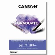 Canson A5 200gr 20 Yaprak Beyaz Gradute Mıxmedıa