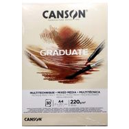Canson C400110368 Graduate Mix Media Natural 220G 30 Sayfa A4 Resim Defteri