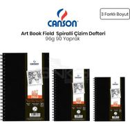 Canson Field Drawing Books Spiralli 96 gr 90 Yaprak Çizim Defteri