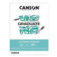 Canson Geaduate Lettering Marker Pad 180 gr 20 Yaprak A4 Defter