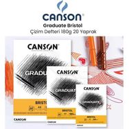 Canson Graduate Bristol 180 gr 20 Yaprak Çizim Defteri