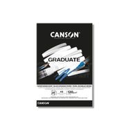 Canson Graduate Cangrad Siyah 20 Sayfa A5 120 gr Çizim Bloğu