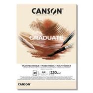 Canson Graduate Mixed Media Natural 220 gr 30 Yaprak Çizim Defteri