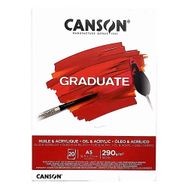 Canson Graduate Yağlı Boya ve Akrilik 20 Sayfa A5 290 gr Çizim Bloğu