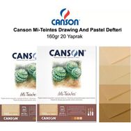 Canson Mi Teintes 160 gr 20 Yaprak Drawing And Pastel Defteri