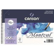 Canson Montval 13.5x21 cm 300 g 12 Yaprak Sulu Boya Defteri