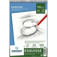 Canson Sketch Pad 100 gr A5 70 Yaprak Spiralli Sketch Defteri