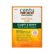 Cantu Shea Yağı Doğal Saç Temizleyici ve Yenileyici 42 gr Saç Derisi Maskesi