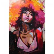 Canvas Hobby Afrikalı Güzel Kasnaklı 40 x 50 cm Sayılarla Boyama Seti