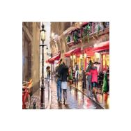 Canvas Hobby Aşıklar Sokağı Rulo 100 x 140 cm Sayılarla Boyama Seti