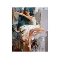 Canvas Hobby Balenin Gizemli Duruşu Kasnaklı 100 x 140 cm Sayılarla Boyama Seti