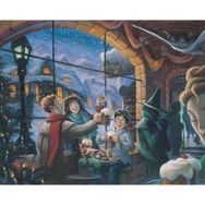 Canvas Hobby Bir Kış Muhabbeti Kasnaklı 40 x 50 cm Sayılarla Boyama Seti